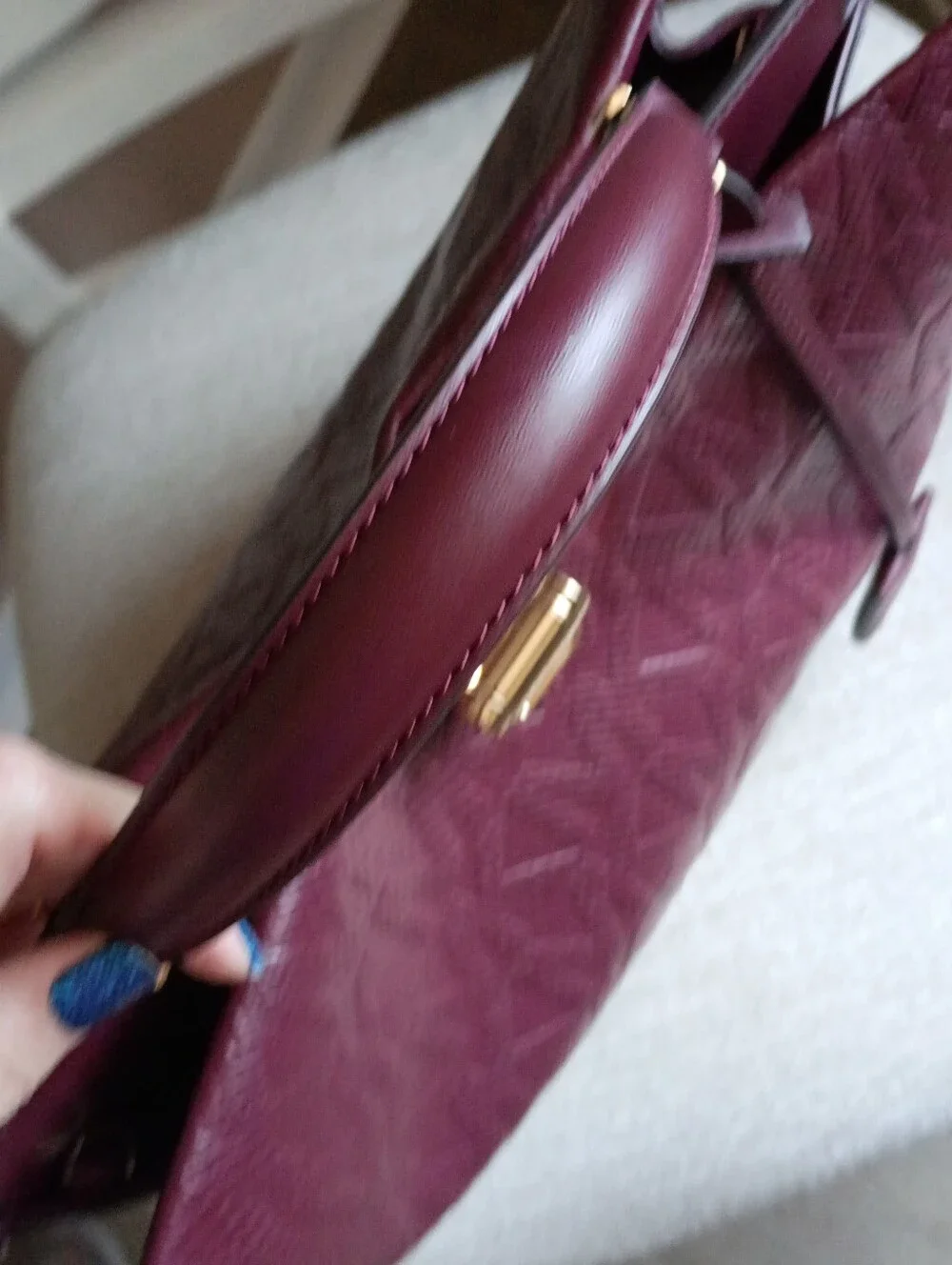 Michael kors Penelope signature logo satchel tote leather